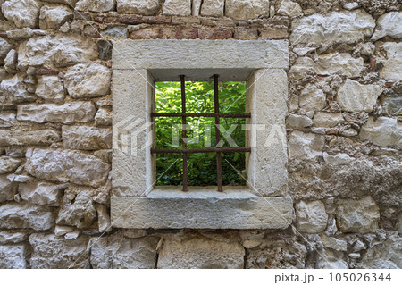 view of the ancient village of Fianona, Croatia. view of the ancient village of Fianona, Croatia. 105026344