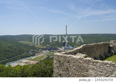 view of the ancient village of Fianona, Croatia. view of the ancient village of Fianona, Croatia. 105026350