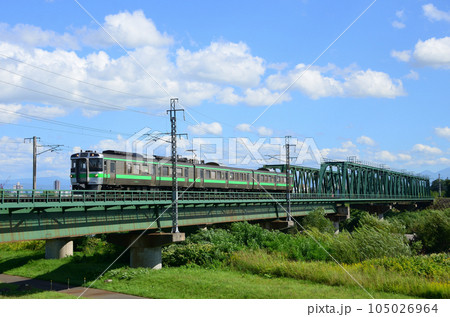 新型電車737系への置き換えが見込まれる函館本線岩見沢以北の721系普通列車 105026964