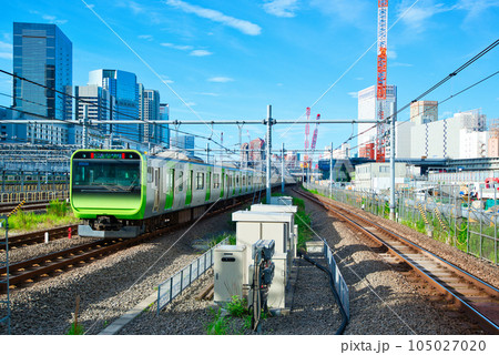 山手線新駅　高輪ゲートウェイ駅から品川方面の眺望 105027020