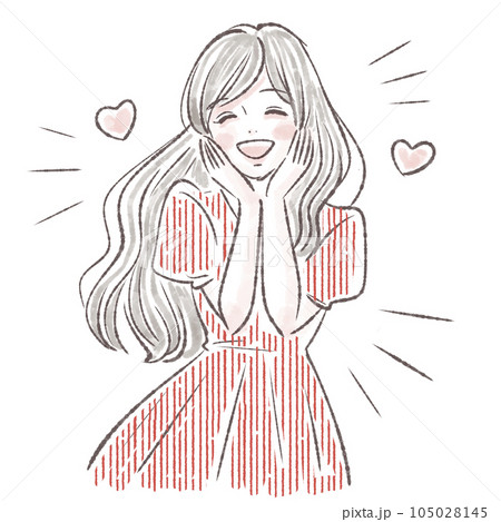 女性のイラスト素材　 105028145