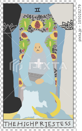 2_高階女祭司_塔羅牌 2_高階女祭司_塔羅牌 105028279