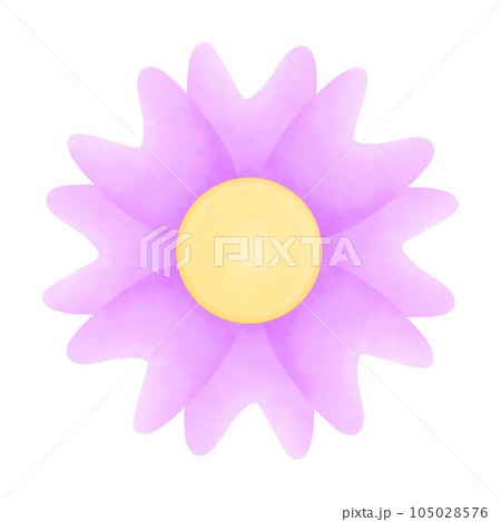 wildflower cactus flower in a watercolor style wildflower cactus flower in a watercolor style 105028576