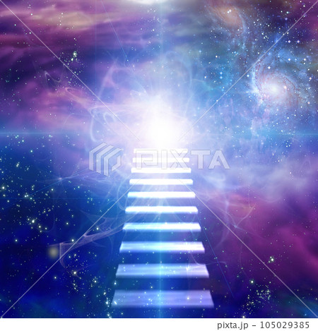 Steps up into space 105029385
