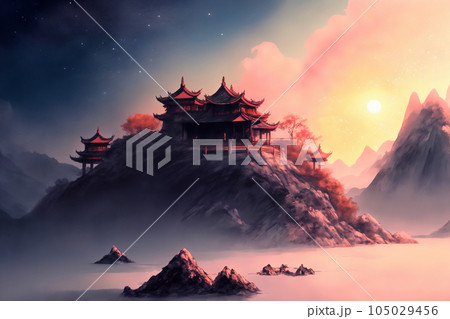 Traditional Chinese Ancient Architecture Scenery Wallpaper Traditional Chinese Ancient Architecture Scenery Wallpaper 105029456