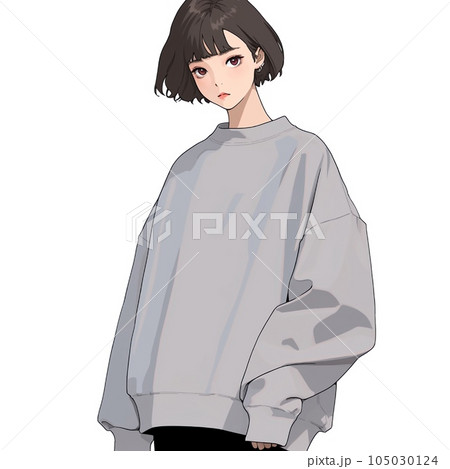 ボーイッシュな女の子 | boyish girl　Generative AI 105030124