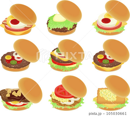 ハンバーガーセット 105030661