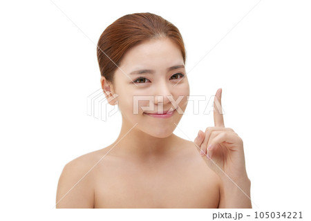 Beauty, a clean-skinned young woman Beauty, a clean-skinned young woman 105034221