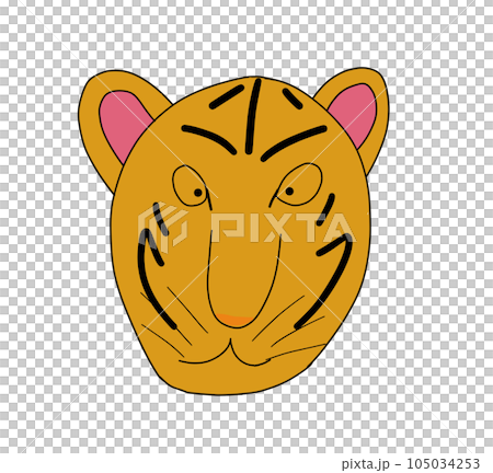 vector design of tiger 105034253