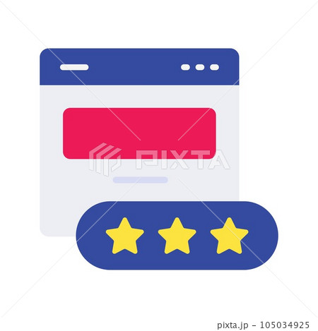 Wesbite Review Icon Image. Wesbite Review Icon Image. 105034925