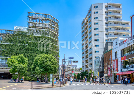 東京都大田区の都市風景　大岡山駅 105037735