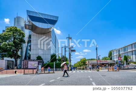東京都大田区の都市風景 大岡山駅 東京都大田区の都市風景 大岡山駅 105037762
