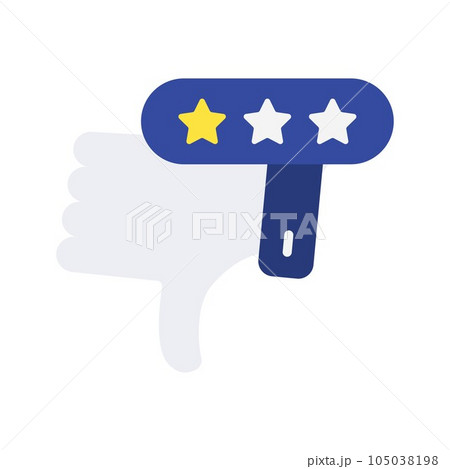 Negative Review Icon Image. Negative Review Icon Image. 105038198