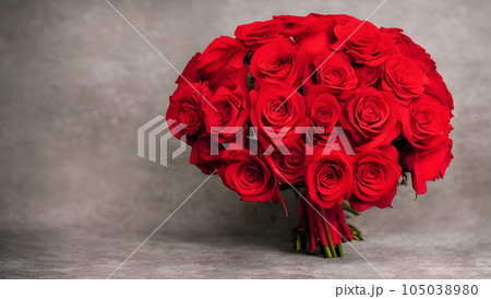 赤いバラの花束 記念日のイメージ 赤いバラの花束 記念日のイメージ 105038980