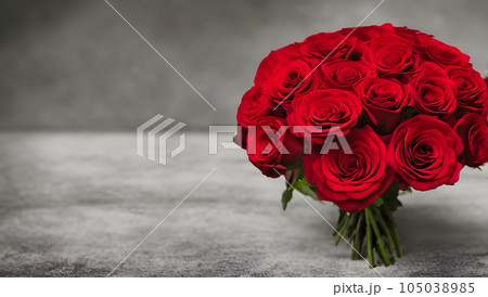 赤いバラの花束 記念日のイメージ 赤いバラの花束 記念日のイメージ 105038985