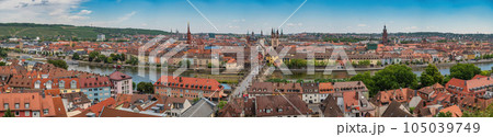 Wurzburg Germany, city skyline at Alte Old Main Bridge and Main River the Town on Romantic Road of Germany Wurzburg Germany, city skyline at Alte Old Main Bridge and Main River the Town on Romantic Road of Germany 105039749