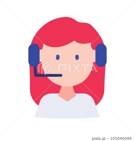 Customer Operator Icon Image. Customer Operator Icon Image. 105040099