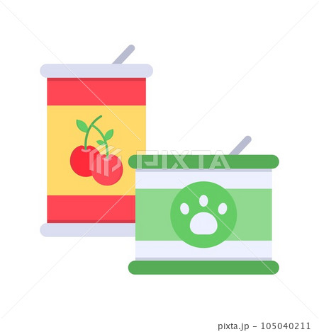 Canned Food Icon Image. Canned Food Icon Image. 105040211