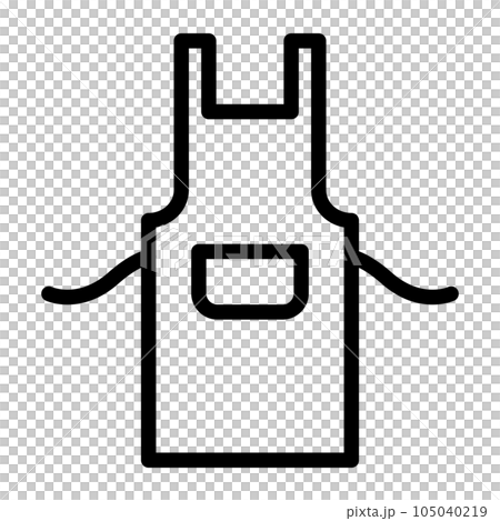 シンプルなエプロンのアイコン 105040219