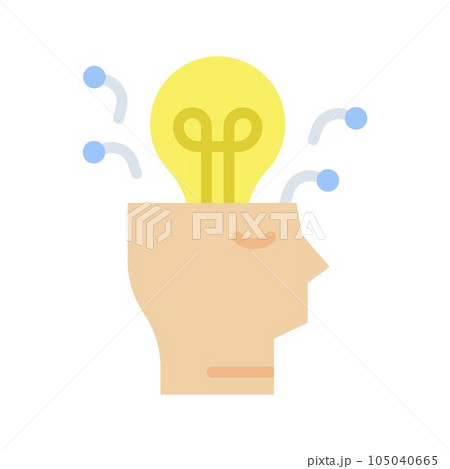 Business Idea Icon Image. 105040665