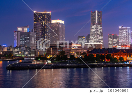 《神奈川県》横浜ベイエリア・デートスポットの夜景 105040695