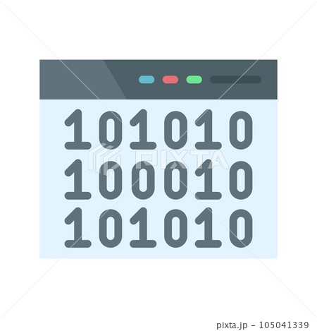 Binary Code Icon Image. Binary Code Icon Image. 105041339