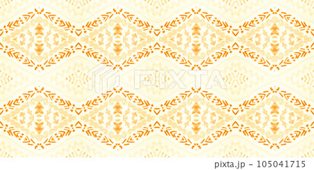 Seamless peruvian pattern. Hand drawn aztec illustration. 105041715