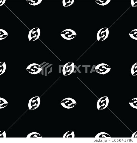 abstract seed design repetition arranged vertical and horizontal in one row; 105041796