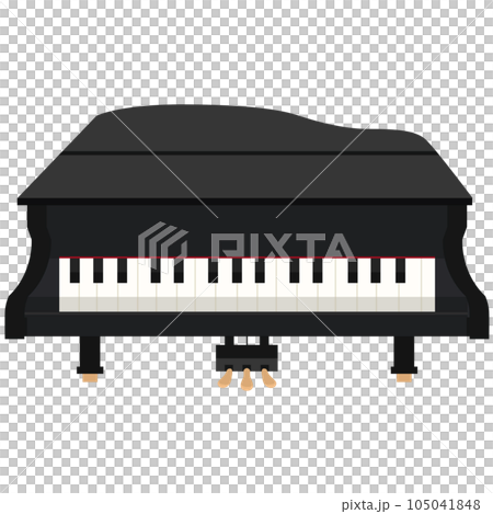 Piano illustration material vector Piano illustration material vector 105041848
