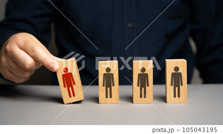 Dismiss an employee. Staff reduction. Excluded from the team. Reducing the number of participants. Work optimization. Outsider, outcast. Conflict, toxic social environment. 105043195