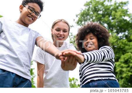 Group of friends feeling great together Group of friends feeling great together 105043785