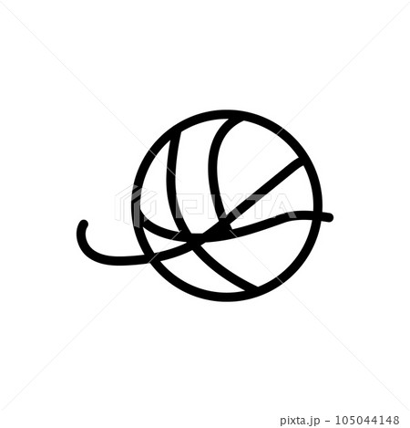 Yarn wool ball icon Yarn wool ball icon 105044148