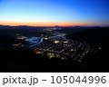 有子山城跡からのトワイライト夜景 105044996