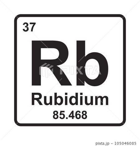 Rubidium Element icon 105046085