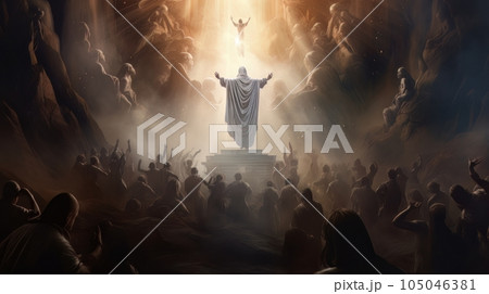 Appearance of Jesus Christ to the people AI 105046381