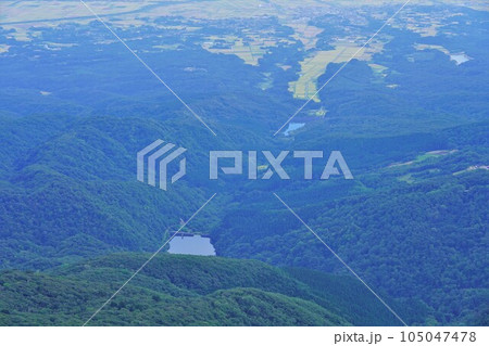 金北山頂上からのダム群 105047478