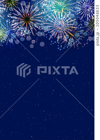 花火 夏 夜空 背景 花火 夏 夜空 背景 105048633