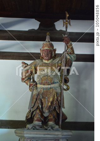 「増長天」の像(萬福寺・天王殿/京都府宇治市五ケ庄三番割34) 「増長天」の像(萬福寺・天王殿/京都府宇治市五ケ庄三番割34) 105048856