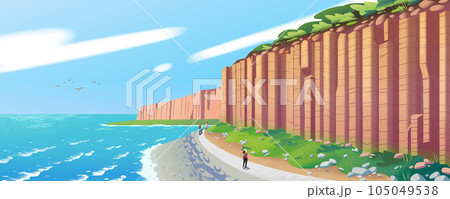 Scenic Columnar Basalt landscape 105049538