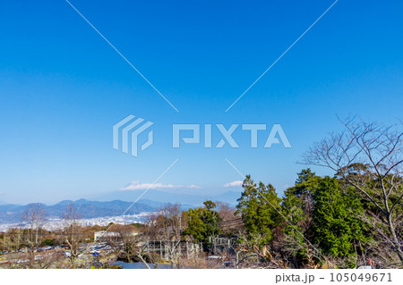 【静岡の景観】日本平からの眺望（富士山） 105049671