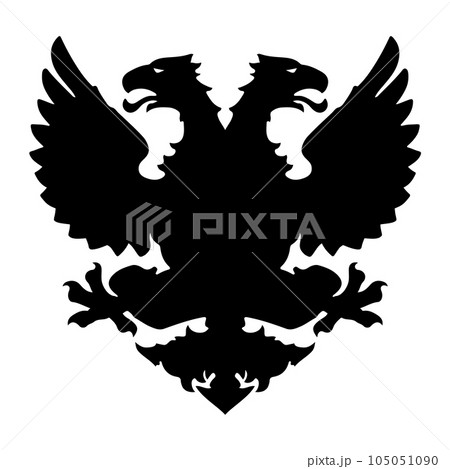 双頭の鷲の紋章のイラスト素材 [105051090] - PIXTA