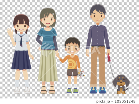 家族のイラスト 105051249