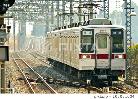 鉄道　私鉄：東武伊勢崎線　10000系　群馬県邑楽郡 105051604