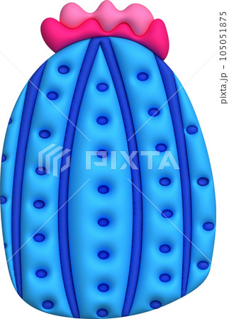 3d illustration, cactus and aloe vera desert thorn plant cactus and tropical house plants. 3d illustration, cactus and aloe vera desert thorn plant cactus and tropical house plants. 105051875