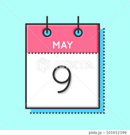 May Calendar Icon May Calendar Icon 105052396