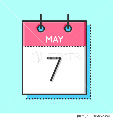 May Calendar Icon 105052398