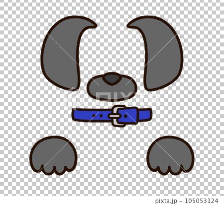 犬に変身パーツセット 105053124