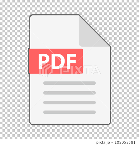 PDF file data icon 105055581