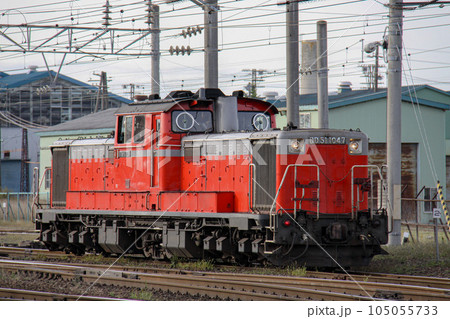 【JR貨物】DD51ディーゼル機関車、北海道　JR北海道五稜郭駅周辺より撮影 105055733