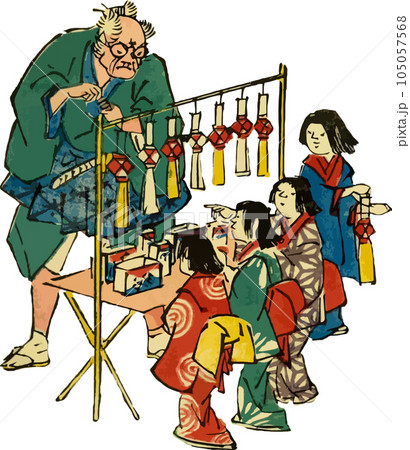風鈴売り 105057568